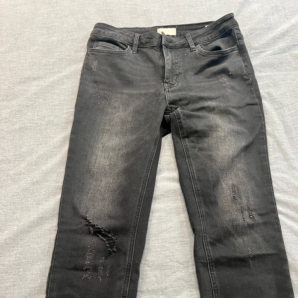 Altar'd State Black Distressed Skinny Jeans